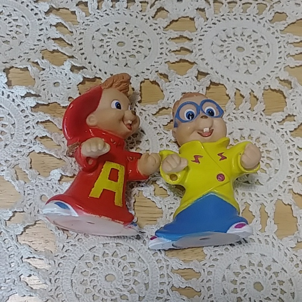 1990 Vintage Alvin & The Chipmunks Mini Figures